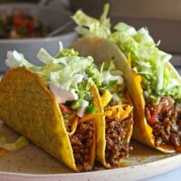 Beef tacos