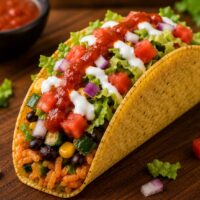 Veggie Rice tacos