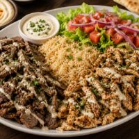 Mix shawarma rice bowl
