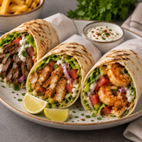 Tortilla rolls (Marinated Grilled Chicken)